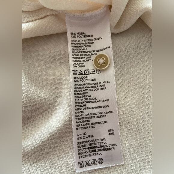 TOMMY BAHAMA Cream Colored Textured Polo size XL - Picture 8 of 8
